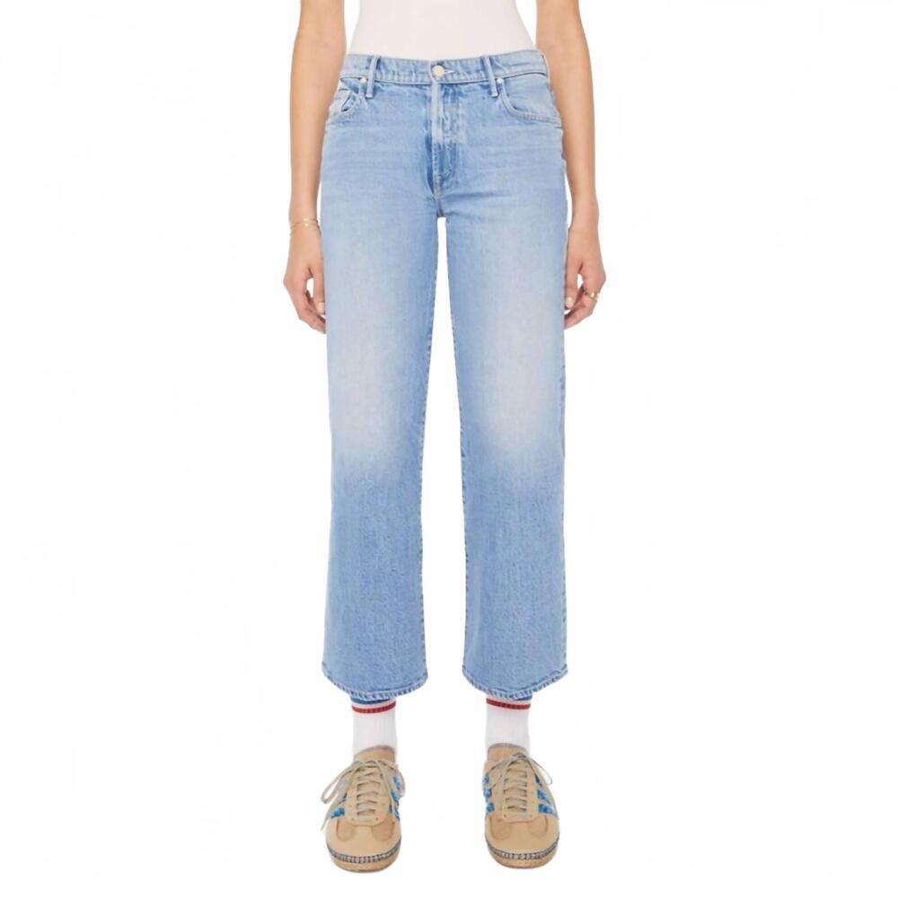 NEW MOTHER mid rise maven ankle jean in magic school bus